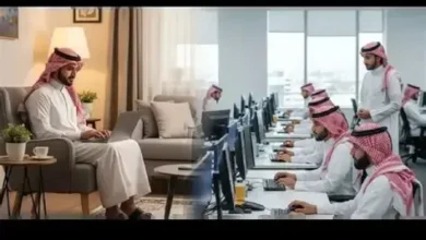 العمل عن بعد في السعودية
