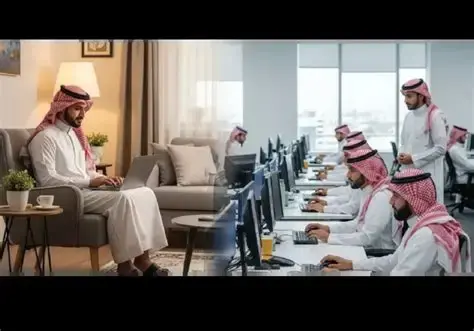 العمل عن بعد في السعودية